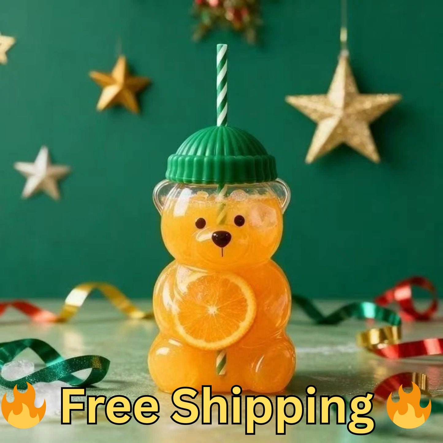 🔥 Buy One Get One Free 🔥 Star-bucks-2026 Barista Bear Glass Cup Coffee Mug Limited Edition  🔥
